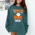 Girl Toddler Boo Crew Daycare Teacher Halloween Party Comfort Colors Sweatshirt Blue Spruce Girl Toddler Boo Crew Daycare Teacher Halloween Party Comfort Colors Sweatshirt Blue Spruce