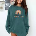 Good Day To Teach Tiny Humans Rainbow Teacher Comfort Colors Sweatshirt Blue Spruce Good Day To Teach Tiny Humans Rainbow Teacher Comfort Colors Sweatshirt Blue Spruce