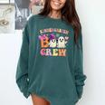 Groovy Kindergarten Boo Crew Kinder Halloween Teacher Kids Comfort Colors Sweatshirt Blue Spruce Groovy Kindergarten Boo Crew Kinder Halloween Teacher Kids Comfort Colors Sweatshirt Blue Spruce