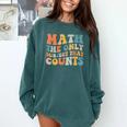 Groovy Math Is The Only Subject That Counts Math Teacher For Men Women Girls Kids Comfort Colors Sweatshirt Blue Spruce Groovy Math Is The Only Subject That Counts Math Teacher For Men Women Girls Kids Comfort Colors Sweatshirt Blue Spruce