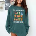 We All Grow At Different Rates Back To School Teacher Comfort Colors Sweatshirt Blue Spruce We All Grow At Different Rates Back To School Teacher Comfort Colors Sweatshirt Blue Spruce