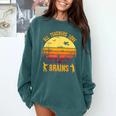 Halloween Costume Teacher Love Brains Zombie Comfort Colors Sweatshirt Blue Spruce