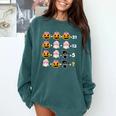 Halloween Math Teacher Men Women Order Of Operations Comfort Colors Sweatshirt Blue Spruce