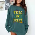 Halloween Math Teacher Trig Or Treat Student School College Comfort Colors Sweatshirt Blue Spruce Halloween Math Teacher Trig Or Treat Student School College Comfort Colors Sweatshirt Blue Spruce