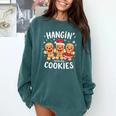 Hanging With My Cookies Gingerbread Christmas Teacher Xmas Comfort Colors Sweatshirt Blue Spruce Hanging With My Cookies Gingerbread Christmas Teacher Xmas Comfort Colors Sweatshirt Blue Spruce