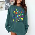 Happy Dot Day 2025 Polka Dot Boys Girls Kids Teacher Dot Day Comfort Colors Sweatshirt Blue Spruce Happy Dot Day 2025 Polka Dot Boys Girls Kids Teacher Dot Day Comfort Colors Sweatshirt Blue Spruce