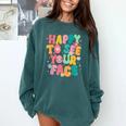 Happy To See Your Face Teacher Disco Ball Back To School Comfort Colors Sweatshirt Blue Spruce Happy To See Your Face Teacher Disco Ball Back To School Comfort Colors Sweatshirt Blue Spruce