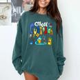We Heart Love Our School Custodian For Teacher & Kids Comfort Colors Sweatshirt Blue Spruce We Heart Love Our School Custodian For Teacher & Kids Comfort Colors Sweatshirt Blue Spruce