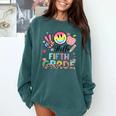Hello 5th Grade Boy Girl Teacher Back To School 5th Grade Comfort Colors Sweatshirt Blue Spruce