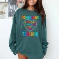 Homebound Teacher Appreciation Week Back To School Heart Comfort Colors Sweatshirt Blue Spruce Homebound Teacher Appreciation Week Back To School Heart Comfort Colors Sweatshirt Blue Spruce