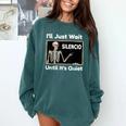I'Ll Just Wait Until It's Quiet Spanish Teacher Halloween Men Women Kids Comfort Colors Sweatshirt Blue Spruce I'Ll Just Wait Until It's Quiet Spanish Teacher Halloween Men Women Kids Comfort Colors Sweatshirt Blue Spruce