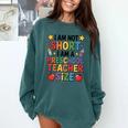 I'm Not Short I'm A Preschool Teacher Size Quote Women Comfort Colors Sweatshirt Blue Spruce I'm Not Short I'm A Preschool Teacher Size Quote Women Comfort Colors Sweatshirt Blue Spruce