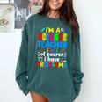 I'm Science Teacher Of Course I Have Problems Back To School Men Women Comfort Colors Sweatshirt Blue Spruce I'm Science Teacher Of Course I Have Problems Back To School Men Women Comfort Colors Sweatshirt Blue Spruce