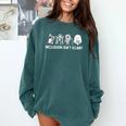 Inclusion Isn't Scary Halloween SLP Sped Teacher Unity Day Comfort Colors Sweatshirt Blue Spruce