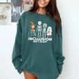 Inclusion Isn't Scary SLP Halloween Costume Sped Teacher Comfort Colors Sweatshirt Blue Spruce Inclusion Isn't Scary SLP Halloween Costume Sped Teacher Comfort Colors Sweatshirt Blue Spruce