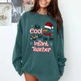 It's Cool To Be a Infant Teacher Snowman Winter Christmas Comfort Colors Sweatshirt Blue Spruce It's Cool To Be a Infant Teacher Snowman Winter Christmas Comfort Colors Sweatshirt Blue Spruce