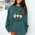 It's Fine We'Re Fine Gnome Pre-K Teacher Christmas Light For Men Women Comfort Colors Sweatshirt Blue Spruce It's Fine We'Re Fine Gnome Pre-K Teacher Christmas Light For Men Women Comfort Colors Sweatshirt Blue Spruce