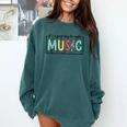 It's A Good Day To Make Music Musician Music Teacher Comfort Colors Sweatshirt Blue Spruce It's A Good Day To Make Music Musician Music Teacher Comfort Colors Sweatshirt Blue Spruce