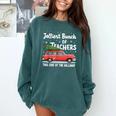 Jolliest Bunch Of Teachers This Side Of The Hallway Xmas PJ Comfort Colors Sweatshirt Blue Spruce Jolliest Bunch Of Teachers This Side Of The Hallway Xmas PJ Comfort Colors Sweatshirt Blue Spruce