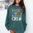 Kindergarten Crew Shirt Kinder Crew Teacher Boy Girl Comfort Colors Sweatshirt Blue Spruce Kindergarten Crew Shirt Kinder Crew Teacher Boy Girl Comfort Colors Sweatshirt Blue Spruce