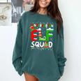 Kindergarten ELF Squad Christmas ELF Student Teacher Men Women Kids Comfort Colors Sweatshirt Blue Spruce Kindergarten ELF Squad Christmas ELF Student Teacher Men Women Kids Comfort Colors Sweatshirt Blue Spruce