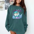 Kindergarten Teacher Dolphin Ocean Life Teaching Team Spirit Comfort Colors Sweatshirt Blue Spruce Kindergarten Teacher Dolphin Ocean Life Teaching Team Spirit Comfort Colors Sweatshirt Blue Spruce