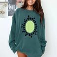 Kiwi Easy Costume Halloween Fruit Lover School Teacher Fun Comfort Colors Sweatshirt Blue Spruce Kiwi Easy Costume Halloween Fruit Lover School Teacher Fun Comfort Colors Sweatshirt Blue Spruce