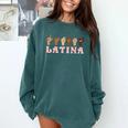 Latina ASL American Sign Language Latina Power ASL Teacher Comfort Colors Sweatshirt Blue Spruce Latina ASL American Sign Language Latina Power ASL Teacher Comfort Colors Sweatshirt Blue Spruce