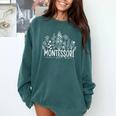 Learn Grow Bloom Wildflowers Appreciation Montessori Teacher Comfort Colors Sweatshirt Blue Spruce Learn Grow Bloom Wildflowers Appreciation Montessori Teacher Comfort Colors Sweatshirt Blue Spruce