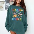 Learning Is Out Of This World Space Back To School Teacher Comfort Colors Sweatshirt Blue Spruce Learning Is Out Of This World Space Back To School Teacher Comfort Colors Sweatshirt Blue Spruce
