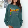 Can I Lick It Periodic Table Chemistry Teachers Comfort Colors Sweatshirt Blue Spruce