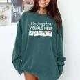 Life Happens Visuals Help Special Education Teacher Aide Comfort Colors Sweatshirt Blue Spruce Life Happens Visuals Help Special Education Teacher Aide Comfort Colors Sweatshirt Blue Spruce