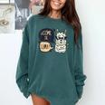 Llama Shirt English Teacher School Student ESL Joke Comfort Colors Sweatshirt Blue Spruce