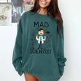 Mad Scientist Shirt Kids Boys Youth Science Teacher Comfort Colors Sweatshirt Blue Spruce