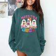 Maestra Pantasmas Conchas Teacher Mexican Halloween Comfort Colors Sweatshirt Blue Spruce Maestra Pantasmas Conchas Teacher Mexican Halloween Comfort Colors Sweatshirt Blue Spruce