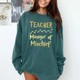 Magical Teacher Manager Of Mischief Birthday Family Party Comfort Colors Sweatshirt Blue Spruce Magical Teacher Manager Of Mischief Birthday Family Party Comfort Colors Sweatshirt Blue Spruce