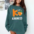 Matching Unity Day Orange Teacher Kindness Antibulliyng 2023 For Men Women Kids Comfort Colors Sweatshirt Blue Spruce