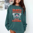 Math Teachers Love Brains Scary Halloween Men Women Comfort Colors Sweatshirt Blue Spruce Math Teachers Love Brains Scary Halloween Men Women Comfort Colors Sweatshirt Blue Spruce