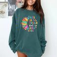 Math Is Tough But So Are You Back To School Math Teacher Kid Comfort Colors Sweatshirt Blue Spruce
