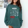 Merry Christmath – Math Christmas For Math Teacher For Men Women Kids Comfort Colors Sweatshirt Blue Spruce