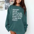Never Mess With An English Teacher Back To School Comfort Colors Sweatshirt Blue Spruce Never Mess With An English Teacher Back To School Comfort Colors Sweatshirt Blue Spruce