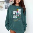 Music Teacher Music Math Language History Reading Science Comfort Colors Sweatshirt Blue Spruce