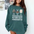Nothing Beats Kindergarten Back To School Kids Teacher Comfort Colors Sweatshirt Blue Spruce Nothing Beats Kindergarten Back To School Kids Teacher Comfort Colors Sweatshirt Blue Spruce