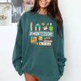 Novelty Montessori Studying Learning Schooling Teacher Love For Men Women Comfort Colors Sweatshirt Blue Spruce Novelty Montessori Studying Learning Schooling Teacher Love For Men Women Comfort Colors Sweatshirt Blue Spruce