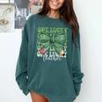 One Lucky Teacher Coquette Bow St Patricks Day Teacher Comfort Colors Sweatshirt Blue Spruce One Lucky Teacher Coquette Bow St Patricks Day Teacher Comfort Colors Sweatshirt Blue Spruce