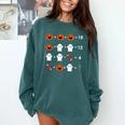 Order Of Operations Halloween Quiz Math Teacher For Men Women Kids Comfort Colors Sweatshirt Blue Spruce