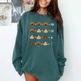 Order Of Operations Thanksgiving Quiz Math Teacher Comfort Colors Sweatshirt Blue Spruce