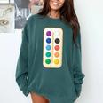 Paint Palette ArtSet Halloween Costume For Teachers Students For Men Women Kids Comfort Colors Sweatshirt Blue Spruce