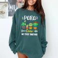 PARA Crew School Cactus Team PARA Teacher Squad For Men Women Kids Comfort Colors Sweatshirt Blue Spruce PARA Crew School Cactus Team PARA Teacher Squad For Men Women Kids Comfort Colors Sweatshirt Blue Spruce