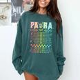 Para Tour Paraprofessional Squad Rock Teacher Back To School Comfort Colors Sweatshirt Blue Spruce Para Tour Paraprofessional Squad Rock Teacher Back To School Comfort Colors Sweatshirt Blue Spruce